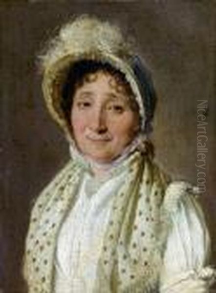 Portrait Du Colonel Bellevoisin Et De Son Epouse - view 1