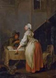 La Repasseuse by Louis Leopold Boilly