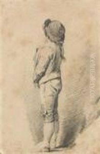 Jeune Garcon Au Chapeau by Louis Leopold Boilly