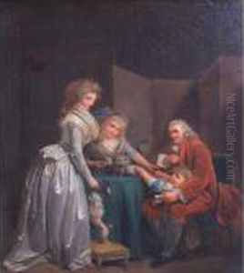 Family Group In An Interior by Louis Leopold Boilly