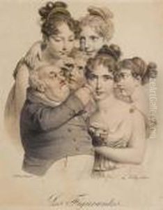 Les Figurantes by Louis Leopold Boilly