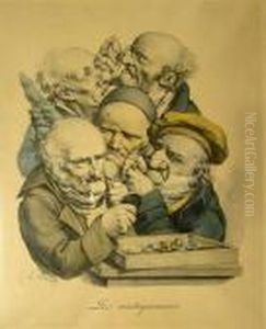 Les Antiquaires by Louis Leopold Boilly