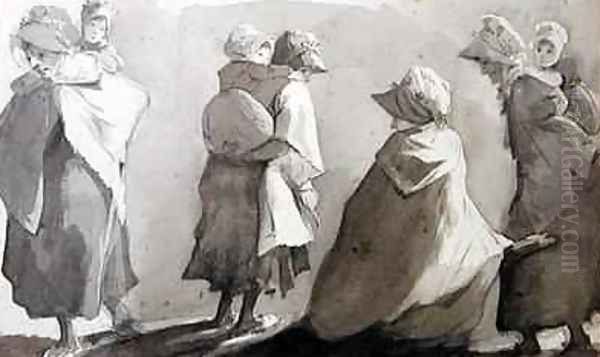 Mothers Carrying their Children - view 1