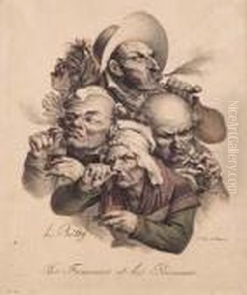 Recueil De Grimaces Par L. Boilly by Louis Leopold Boilly