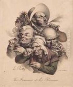 Recueil De Grimaces Par L. Boilly by Louis Leopold Boilly