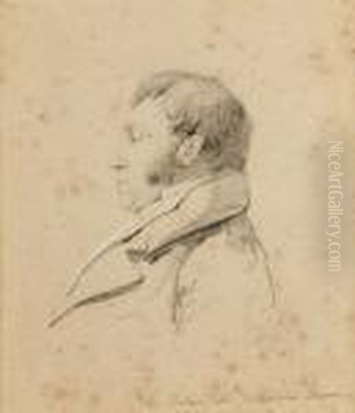Portrait De Profil Du Docteur Felix De L'isle-sur-sorgues - view 1