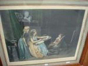 L Etude Du Dessin by Louis Leopold Boilly