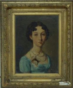 Portrait De Jeune Femme by Louis Leopold Boilly