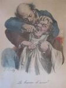 Un Dentiste Arrachant Une Dent. by Louis Leopold Boilly