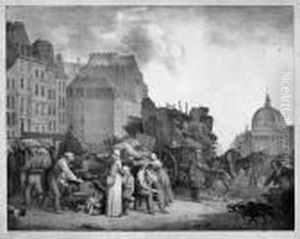 Rastende Handler Auf Einem by Louis Leopold Boilly