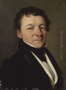 Portrait D'homme A La Cravate Noire, En Buste