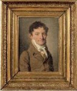 Portrait D'abraham G. Perront. by Louis Leopold Boilly