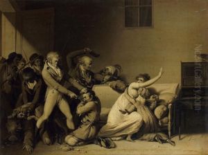 Les Voleurs Arretes. by Louis Leopold Boilly