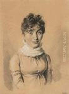 Portrait De Femme by Louis Leopold Boilly