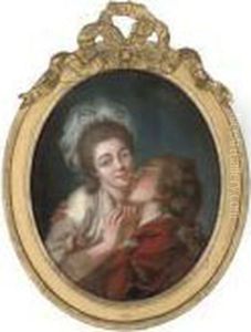 A Stolen Kiss by Louis Leopold Boilly