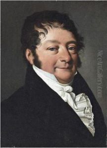 Portrait D'homme En Veste Noire by Louis Leopold Boilly