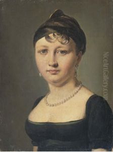 Portrait De Dame En Buste by Louis Leopold Boilly