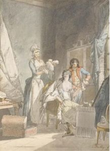 Une Femme A Sa Toilette by Louis Leopold Boilly