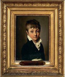 Portrait D'hector Napoleon Soult, Marquis De Dalmatie, Vers L'age De Dix Ans by Louis Leopold Boilly