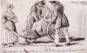 Dorothy Wordsworth 1771-1855 in a Wheelchair by John Harden