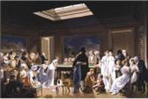 The Billiard Players by Louis Leopold Boilly