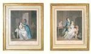 "le Cadeau" Et "qu'elle Est Gentille" by Louis Leopold Boilly