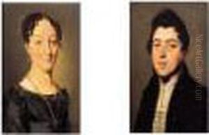 Portraits Presumes De Gabriel Bruneuil Et De Sa Femme