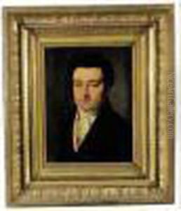 Portrait De Jeune Homme A La Cravate Blanche.