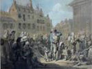 Le Montreur De Chiens Savants by Louis Leopold Boilly