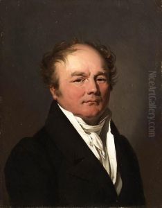 Portrait Of A Gentleman, Small Half Length by Louis Leopold Boilly