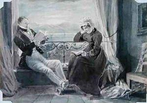 Robert Allan Harden and his Mother Jessy Harden at Ouchy by John Harden
