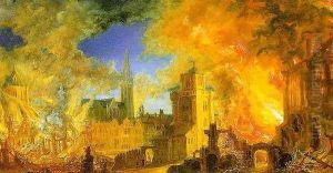 The Gunpowder Storehouse Fire at Anvers