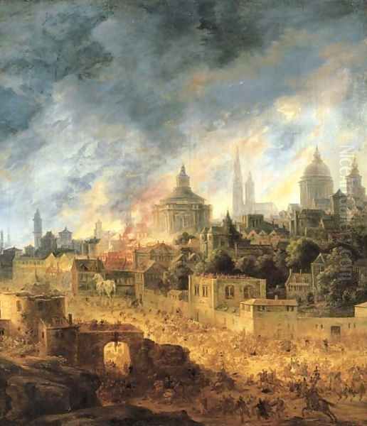 The Burning of Troy - view 1