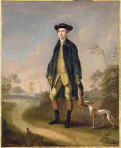 Huntsman with a Whippet by Edward Haytley