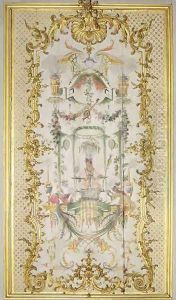 Lady being Perfumed by Monkeys from La Grande Singerie by Christophe Huet