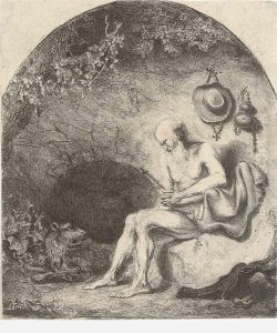 Saint Jerome In A Cave