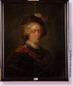 Portrait D'homme Au Chapeau A Plumes by Ferdinand Bol