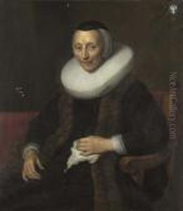 Portrait Von Balichje Pietersdr. Hasselaer (1579 - 1663). Portrait Von Balichje Pietersdr. Hasselaer (1579 - 1663).