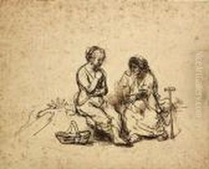 Vertumnus And Pomona by Ferdinand Bol