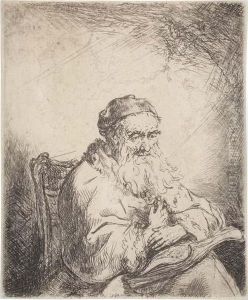 The Old Man With A Leaf Of Trefoil On His Coat The Old Man With A Leaf Of Trefoil On His Coat