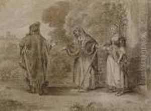 Sarah Complaining About Hagar To Abraham