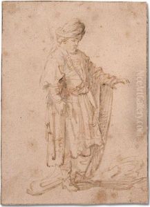 Standing Man In Oriental Dress, Facing Right Standing Man In Oriental Dress, Facing Right