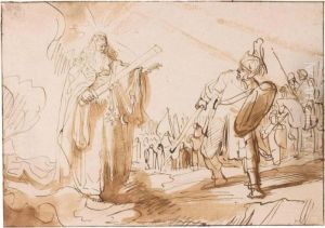 The Messenger Of God Appearing To Joshua (josh. 5:13-15)