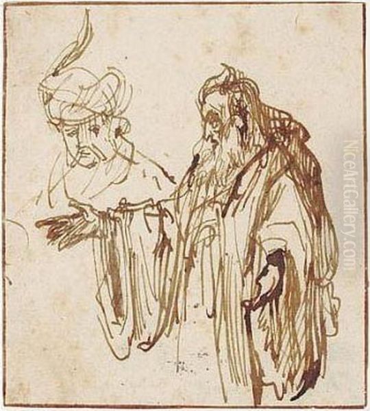 Nathan Exhorting David (2 Samuel 12:1-13). - view 1