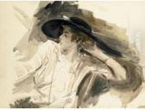 Jeune Femme Au Grand Chapeau Jeune Femme Au Grand Chapeau