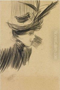 Donna Con Cappello by Giovanni Boldini