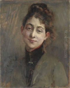 Ritratto Di Giovane Donna by Giovanni Boldini