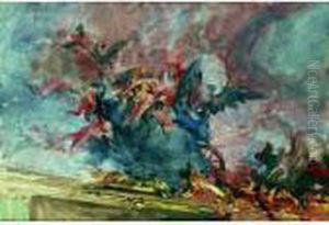 Projet De Decoration, Parte Di Un Soffitto Del Tiepolo
