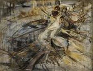 Studio Di Donne A Venezia: Study Of Women, Venice by Giovanni Boldini