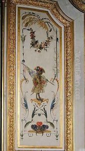 The Monkey Standard Bearer from La Grande Singerie